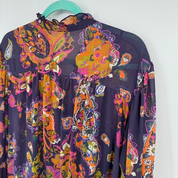 Free People Ibiza Nights Mini Dress woman’s size Small lined dress - Picture 11 of 12